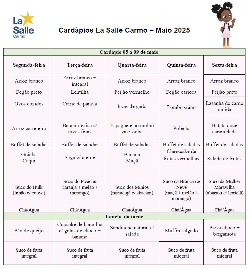 Cardapio - 5a9maio